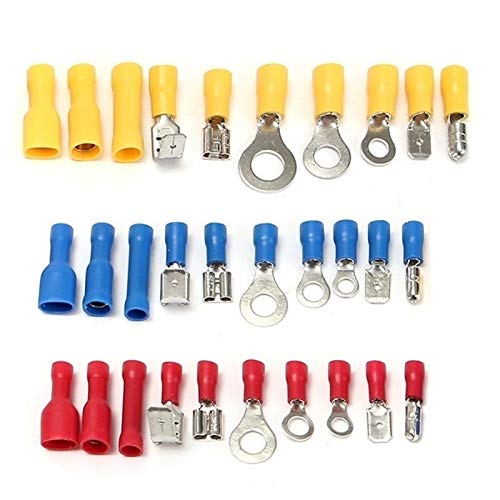 Conectores Electricos 280/480 / 720pcs Conector de cable aislado Alambre eléctrico Crimp SPAIDE SPAIDE CUERCO ANILLO DE TORNIANTE AJUSTE DE LUGS LUGS LUGS RODADO TERMINALES KIT Empalmes Cables Electri