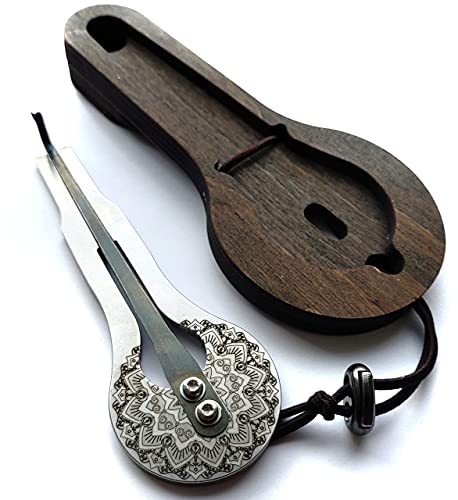 Jew s harp ULTRABASS in a wooden case (Ukraine) (jews jaw harp vargan maultrommel dan moi mouth musical instrument) TOP quality