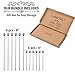 Cocktail Martini Picks and Stirrers Toothpicks – (12 Pack / 4 & 8 Inch) Reusable Cocktail Picks - Stainless Steel Metal Drink Skewers Sticks for Martini Olives Appetizers Bloody Mary Fruits