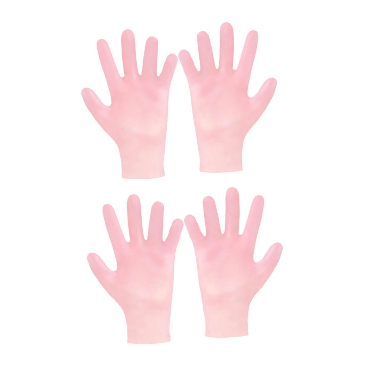 SOESFOUFU 2 Pairs Cotton Moisturizing Gloves Dry Skin Care Exfoliating Whitening Comfortable Hand Treatment Gloves