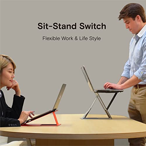 Moft Z Invisible Thin Sit-Stand Desk, Portable, Ajustable Sit-Stand Angles, Compatible With Most Laptops #TOP6
