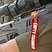 Ficero Chamber Safety Flag for Rifle Handguns Shotgun Pistol, 10 Chamber Safety Flags with 10 Bright Red Tags, Universal Compatibility
