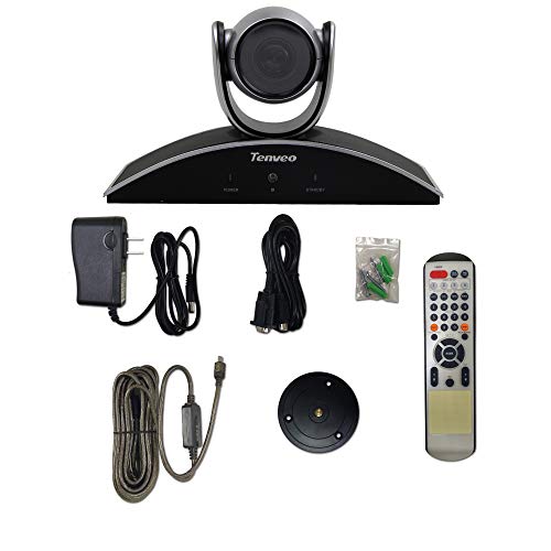 Tenveo 1080p HD Video Conference Camera Pan Tilt Wide Angle IR Remote Control - Thumbnail 7