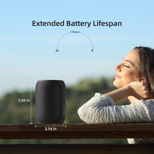 Image of Zealot Bluetooth Speaker, Speakers Bluetooth Wireless, S32pro (15W New Version) Portable Speaker Outdoor，Loud Stereo Sound, Dual Pairing, USB /TF /AUX, for Home, Party, Beach-Black