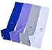 HOPESHINE UV Protection Cooling Arm Sleeves 4-Pairs Sun Protection for Men & Women to Cover Arms for Cycling, Driving, Golf, Basketball and all Outdoor Sports (Dark Blue+Purple+Grey+White)