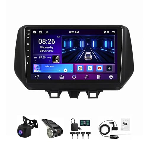 9 Pulgadas HD Pantalla Táctil Android 13 Radio Coche para Hyundai Tucson 2018-2020 Bluetooth 2 DIN...