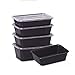 HOMEE Meal Prep Containers 50 Pack/ 26 oz Reusable Food Storage Containers Bento Lunch Box with Lids Made of Plastic, Stackable, Microwavable, Freezer and Dishwasher Safe Use