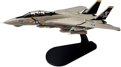 Grumman F-14 F-14A F-14B F-14D Tomcat Fighter Aviones de combate de metal militar fundido a presión modelo de avión de metal (F-14A)