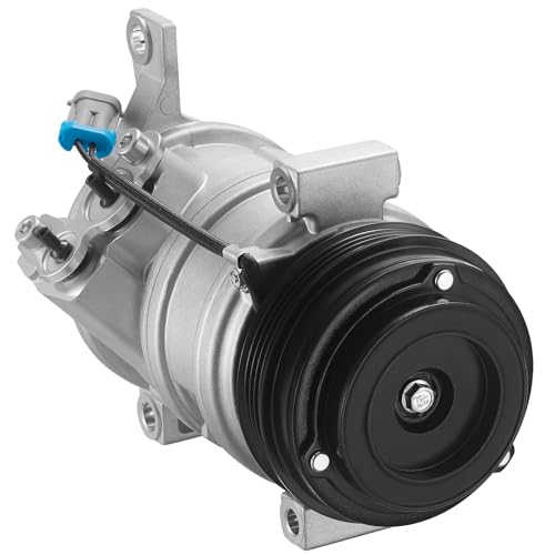 BDFHYK Air Conditioning A/C Compressor 15169965 compatible with Chevry Silverado, Suburban, Sierra, Avalanche, Express, Tahoe, Yukon, Escalade, & More - with 2 Mounting Holes