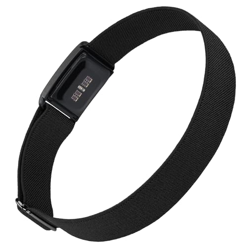 NewJourney Stretch Nylon Bizepsband Kompatibel mit Whoop 5.0 Bizepsband weicher atmungsaktiver Nylon verstellbarer Armband mit Fall für Whoop 5.0 One Peak MG/LIFE (EKG nicht unterstützen)