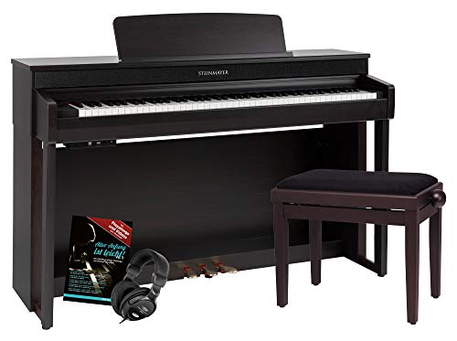 Steinmayer DP-361 RW piano numérique bois de rose foncé set - Les Beatles, Paul McCartney, John Lennon, RIngo Starr, George Harrison Steinmayer DP-361 RW piano numérique bois de rose foncé set