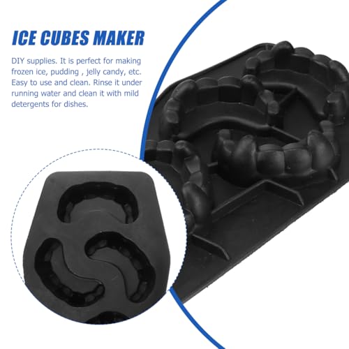Molde para cubitos de hielo dientes de vampiro 2 pzs miniatura 4