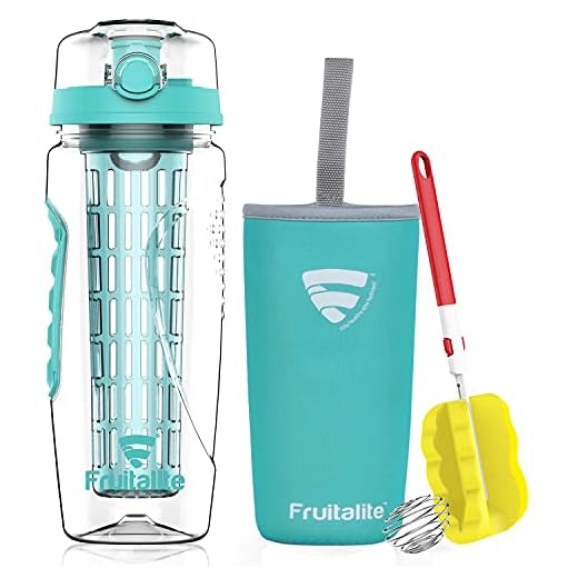 Fruit Infuser Water Bottle with Accessories