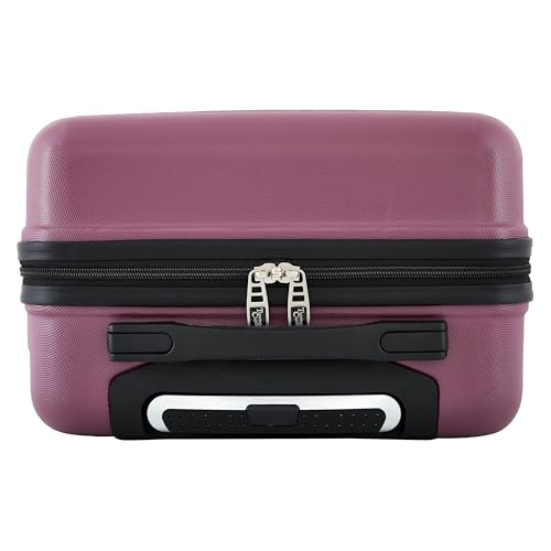 Image of Travelers Club 22 inch Richmond Spinner Carry-On Luggage, Damson