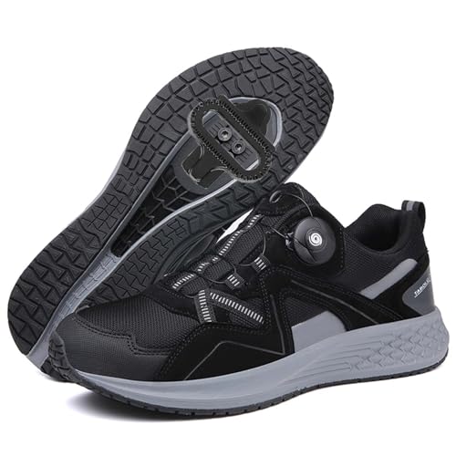 Zapatos de bicicleta de carretera y MTB para hombre con sistema de bloqueo Look Delta