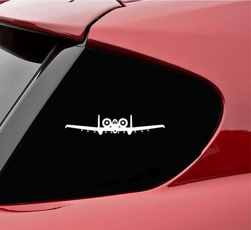 Slap-Art A10 Thunderbolt II Plane Warthog Vinyl Decal Sticker