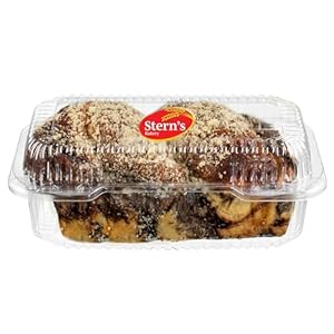 Chocolate Babka Bread | Hungarian Chocolate Babka Cake | Chocolate Cake | Baked Fresh Daily | Kosher, Dairy Free & Nut Free | 16 oz Stern’s Bakery