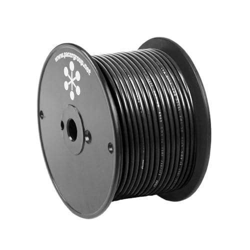 Pacer Black 14 AWG Primary Wire - 100'