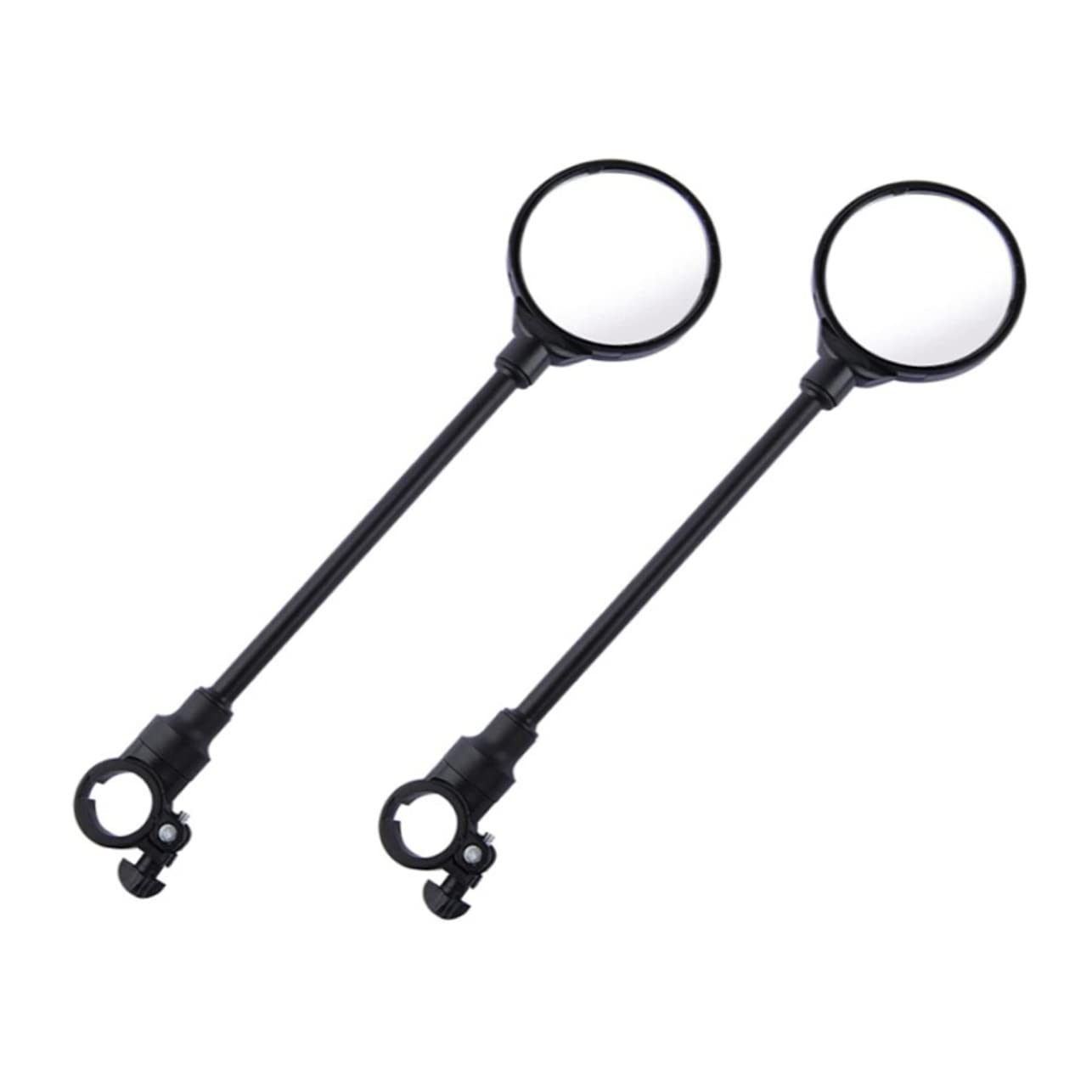 SUPVOX 2pezzi Specchietto Retrovisore Per Bicicletta e Veicoli Regolabile Gradi Compatibile Manubrio Bici e Altri Veicoli Facile Installazione e Uso Duraturo