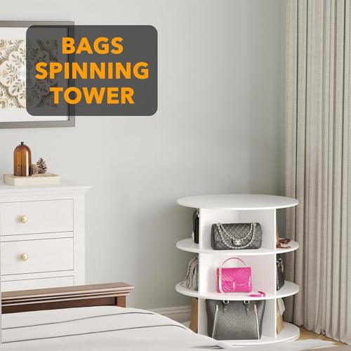 Image of The Artment 3- TierTwist Rotating Organizer Tower | 360 Swivel Multi-Purpose Storage Rack for Shoes, Makeup, Skincare, Pantry Items | Shoes Rack | Space-Saving Organizer for Home & Office