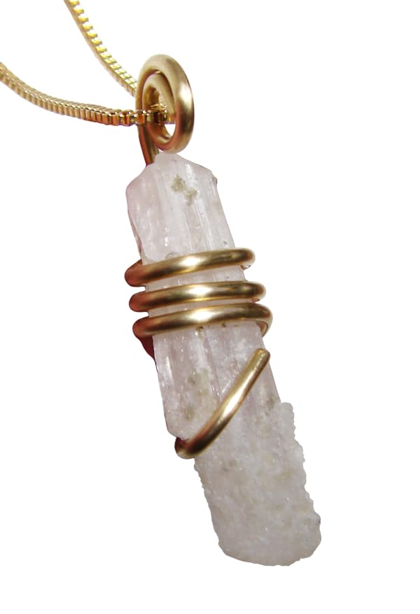 DANBURITE PENDANT RARE & POWERFUL Pleiadian Starbrary Crystal MERLIN'S GOLD #503