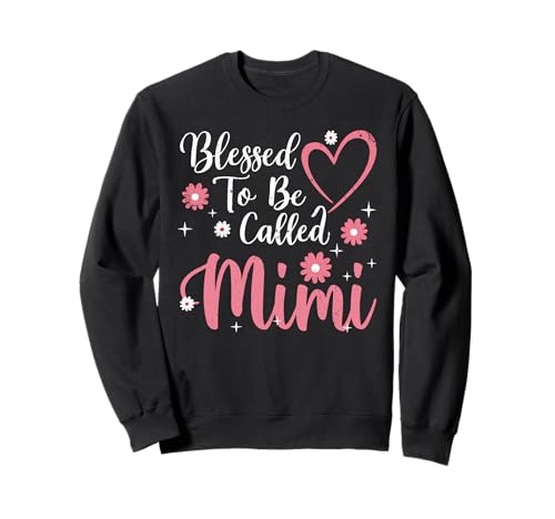 Blessed To Be Called Mimi Flower Heart Cute Mother's Day �g���[�i�[