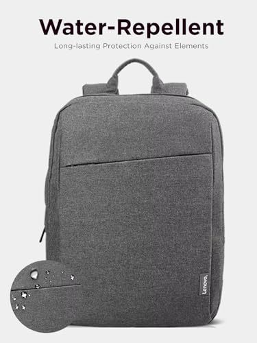 Image of Lenovo Casual Laptop Backpack B210 - 15.6 inch - Padded Laptop /Tablet Compartment - Durable and Water-Repellent Fabric - Lightweight - Grey