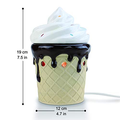 STAR-MOON-Cute-Wax-Warmer-Wax-Melter-for-Scented-Wax-Candle-Warmer-for-Wax-Melt-with-One-More-Bulb-Removable-Dish-Home-Decor-Home-Fragrance-Ice-Cream-Decor-Ideal-Gift-Sweet-Ice-Cream STAR MOON Cute Wax Warmer Wax Melter for Scented Wax Candle Warmer for Wax Melt with One More Bulb Removable Dish Home Decor Home Fragrance Ice Cream Decor Ideal Gift Sweet Ice Cream