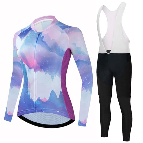 Tenue cycliste manche longue haut de gamme avec ensemble maillot et cuissard
