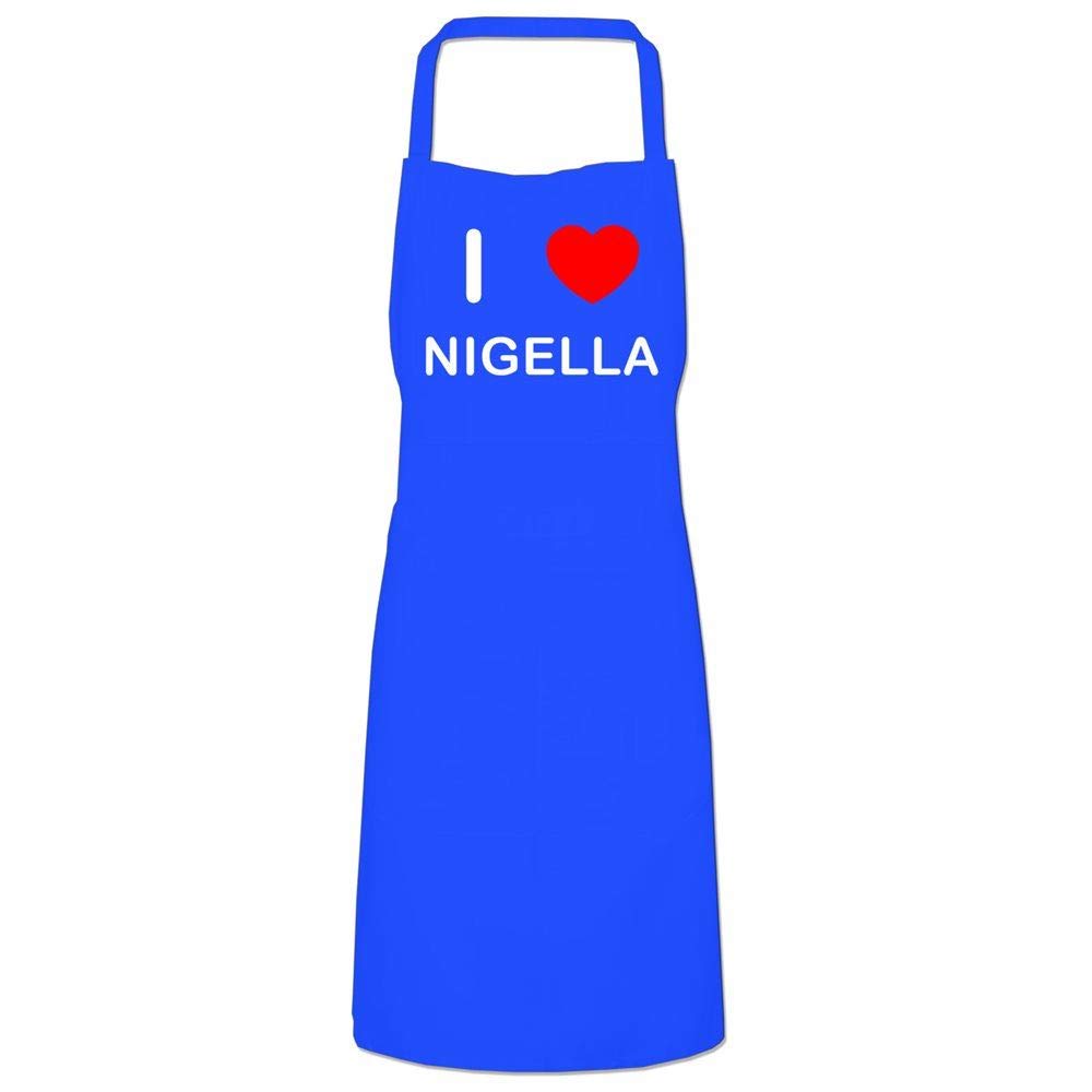BadgeBeast.co.uk I Love Nigella - Blue Cooks Bib Apron