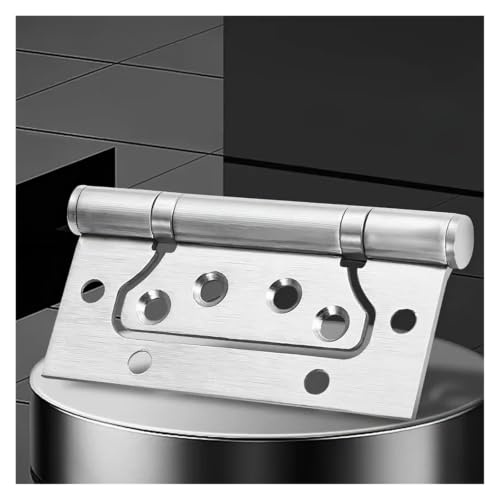 Charnières de porte à roulement à billes robustes en acier inoxydable x4 - 6