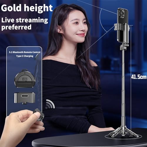 Trépied pour téléphone extensible avec télécommande sans fil pour photo