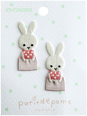 Amazon Co Jp Putidepome 名札ワッペン プティデポーム ワンサイズ うさぎ ホビー