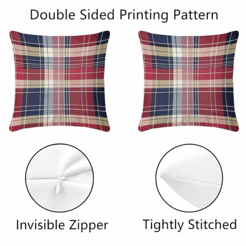 Housses de coussin velours rouge 65x65cm de qualité supérieure