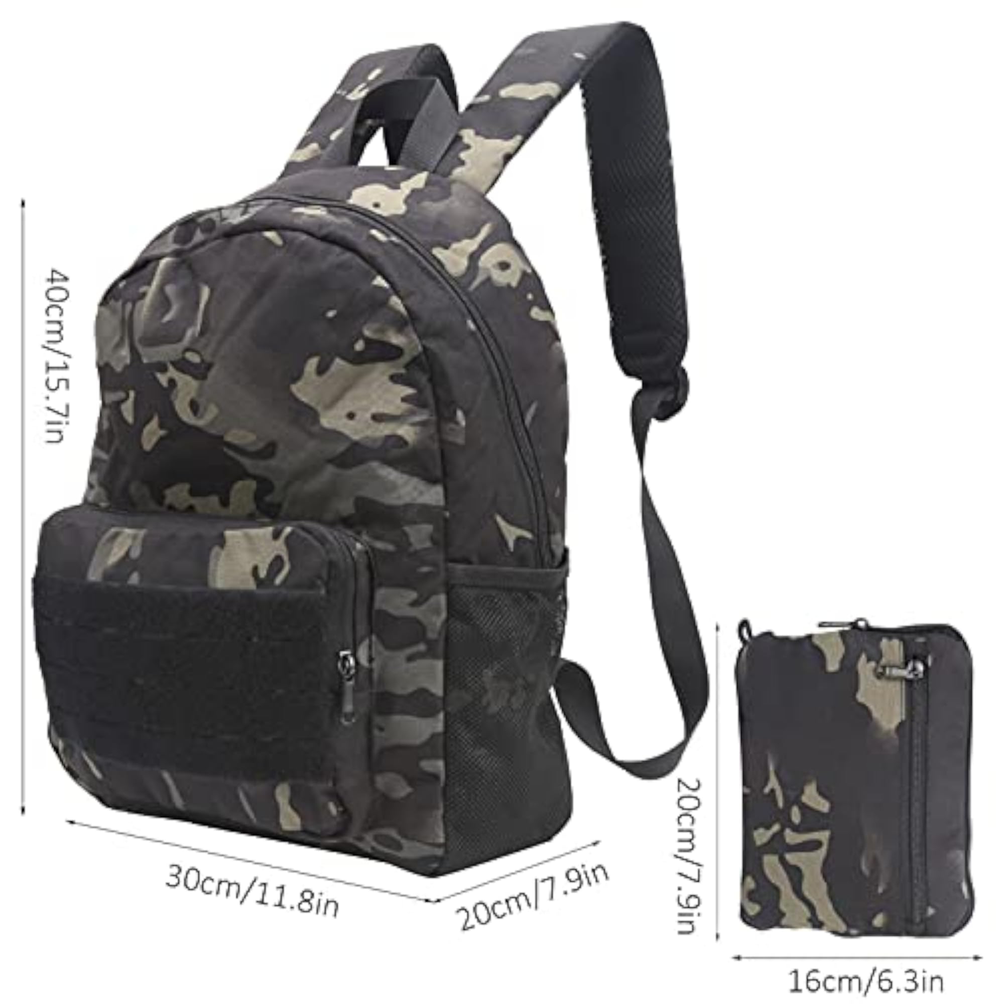 Durable Foldable Double Shoulder Bag for Outdoor Traveling