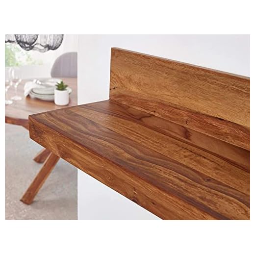 CRAFT D ARTS Sheesham Wood Floating Shelves for Wall Set of 2, Rustic Wall Mounted Ledge Shelf for Bathroom, Bedroom, Living Set of - 2 Pieces