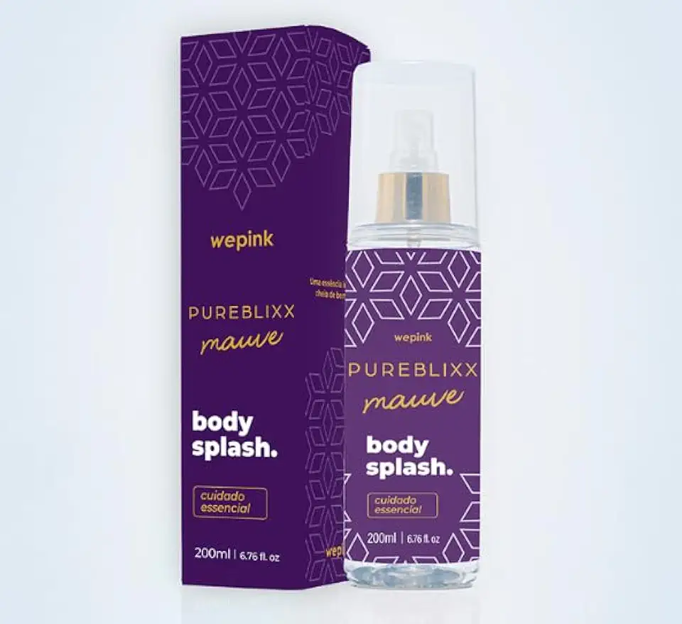 Body Splash Pureblixx Mauve Desodorante Colônia 200ml - Wepink