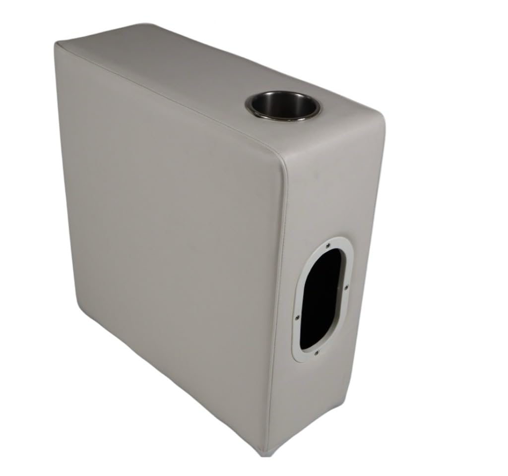 Horizon Manufacturing Premium Series Pontoon Armrest Square 3002-AB Grey