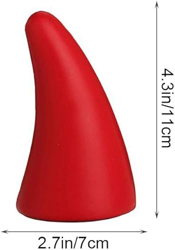 Miniatura 7 de YGMONER Calcomanías 3D de cuerno de diablo para decoración de techo de automóvil, fácil de encontrar en el estacionamiento, protector anticolisión