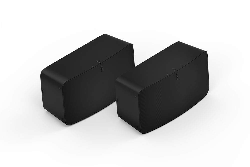 Sonos Five Two Room Set - The high-Fidelity Speaker for Superior Sound - Black