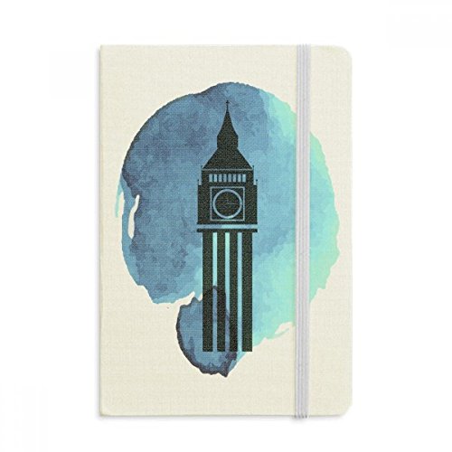 Carnet Big Ben Londres Angleterre A5 en tissu pour planifier vos voyages et écrire vos mémoires