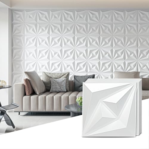 AMZDEPOT 3D Wall Panels for Interior Wall Decor, 3 Layout