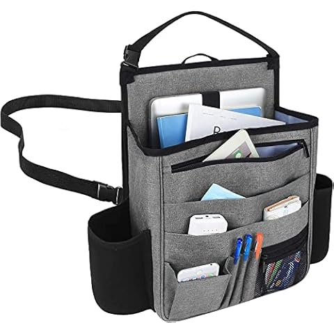 Organizador del Asiento de Carro Luxja con Almacenamiento de Laptop y Tableta Cover