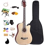 アコースティックギター 初心者12点セット 入門 アコギ セット ギター 初心者 セット【ナチュラル】
