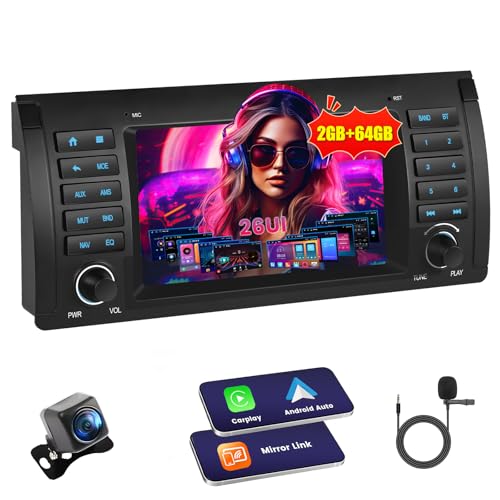 Telecamera per la retromarcia: quando l'autoradio CarPlay è collegata a una telecamera per la retromarcia, verrà automaticamente visualizzata la visuale posteriore quando il veicolo viene inserito nella retromarcia, migliorando la sicurezza del parcheggio.