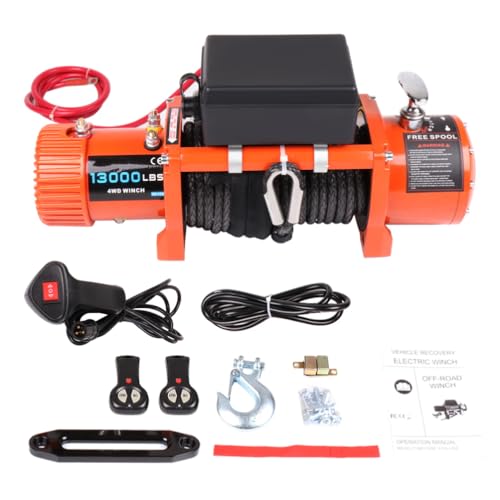 Winche eléctrico 13000 lbs 12V OCPTY con control remoto