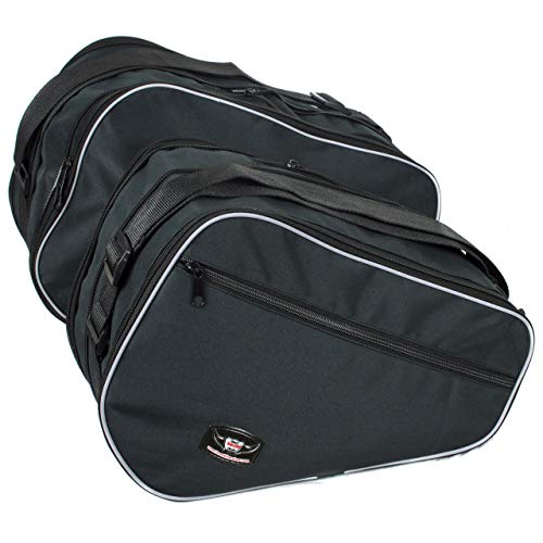 Alforjas interiores GREAT BIKERS GEAR para moto NT 700 Deuville, material poliéster 600x600 Denier con laminado PVC, cremallera y cintas reflectantes miniatura 4