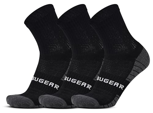 Image of Bamboo Socks For Men, Odour Free, Ventilated, Anti-Bacterial, Soft & Cushioned, Pack of 3 Pairs