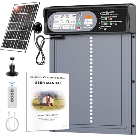 Porte Poulailler Automatique Solaire CHAMUTY Cover