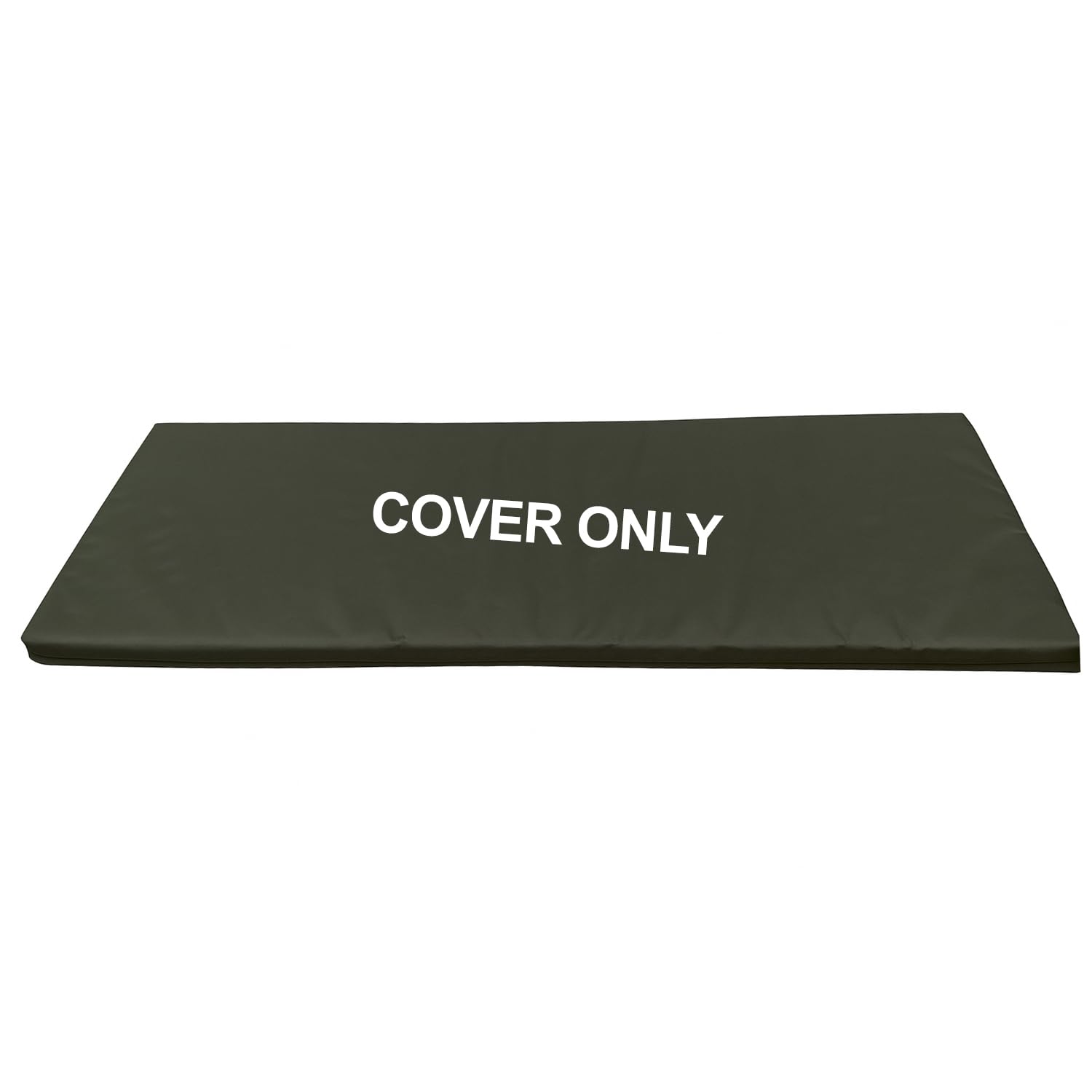 David & Amaya Replacement Cover for Rattan Patio Iceni Bench Cushion – 100% Polyester Water-Resistant Indoor/Outdoor Seat Pad Zip Cover Only (Foam Not Included) (Olive Green, 114 x 38 x 5cm(45x15x2))